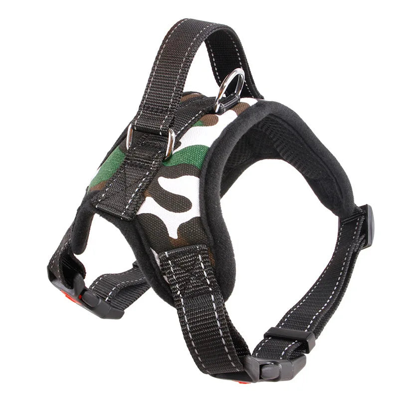 🐾 Strong Adjustable Dog Harness Vest for Small, Medium & Large Dogs