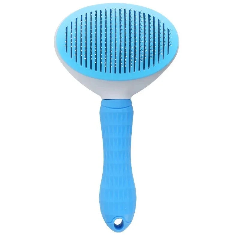 ✂️ Self-Cleaning Pet Hair Remover & Grooming Brush for Dogs & Cats