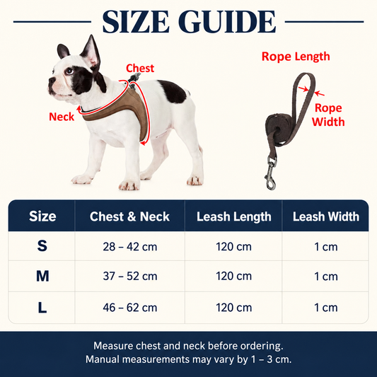 🐾Vest-Style Dog Harness & Leash Set