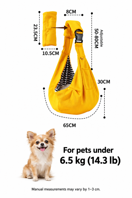 🐾Crossbody Sling Carrier Bag for Small & Medium Dogs & Cats