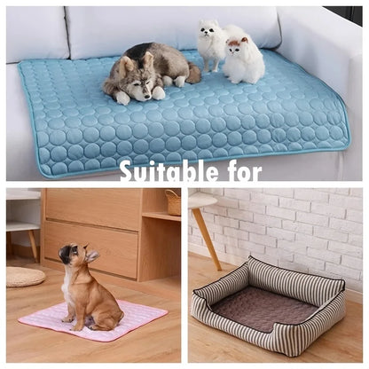 🐾SURLYPETS 夏用ひんやりマット 小型犬・大型犬・猫用
