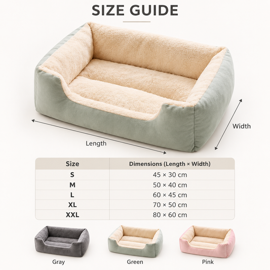☁️Cozy Winter Pet Bed & Cushion House for Cats & Dogs