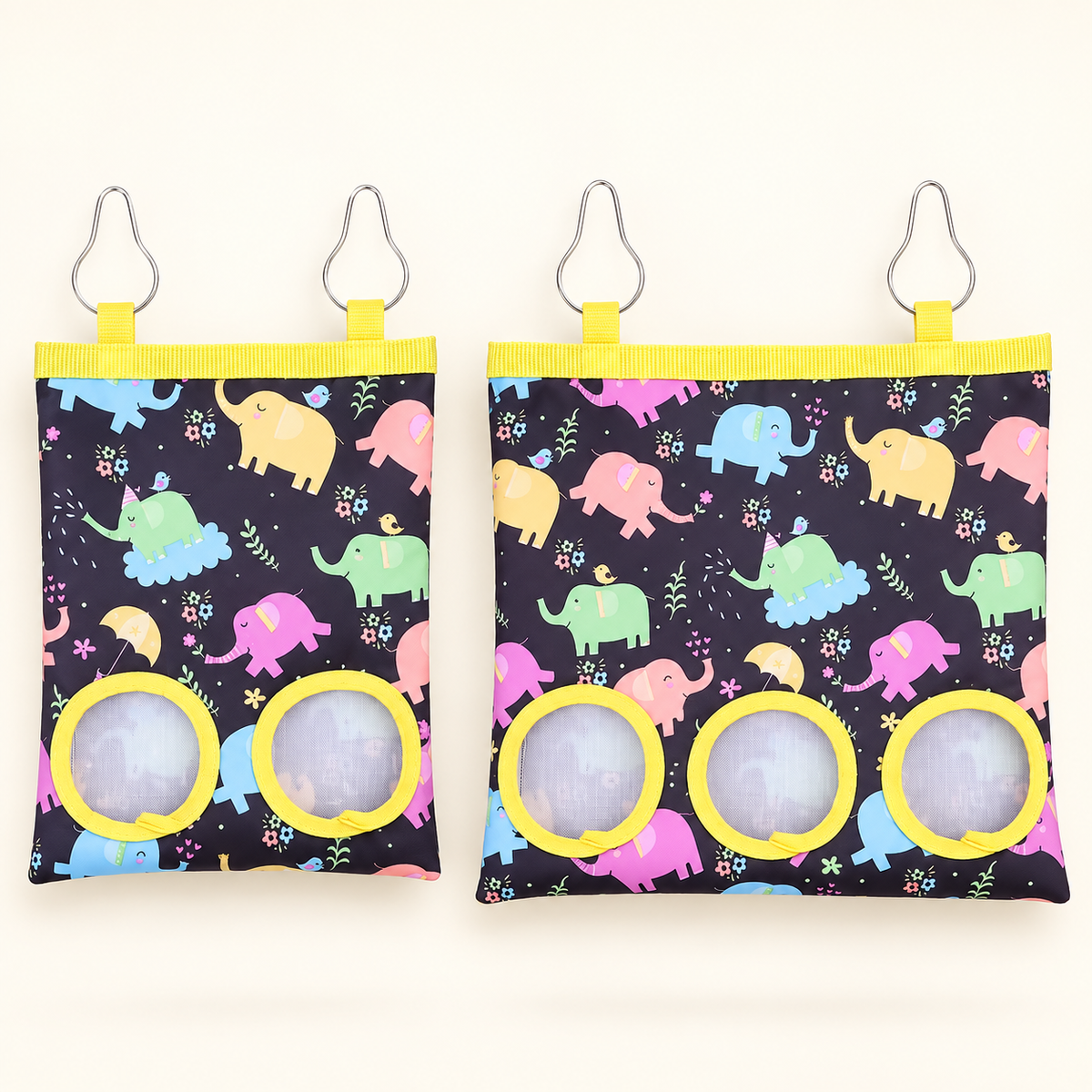🐹 Hanging Hay Feeder Bag with 2/3 Holes for Rabbits & Small Pets