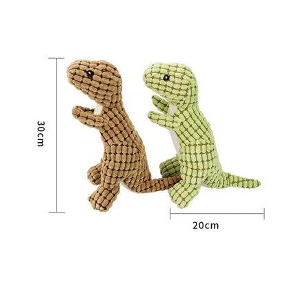 🐾 Funny Dinosaur-Shaped Squeaky Chew Toy for Dogs & Cats