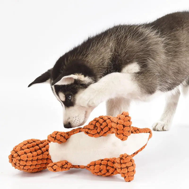 🐾 Funny Dinosaur-Shaped Squeaky Chew Toy for Dogs & Cats