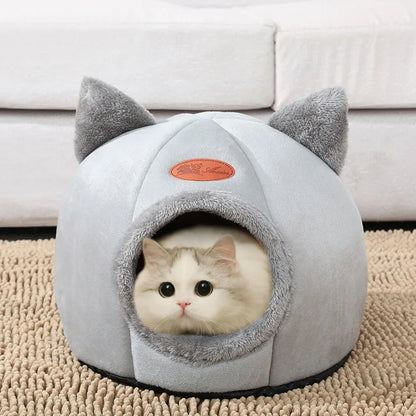 🏠Cozy Deep Sleep Cave Bed for Cats & Small Dogs
