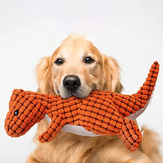 🐾 Funny Dinosaur-Shaped Squeaky Chew Toy for Dogs & Cats