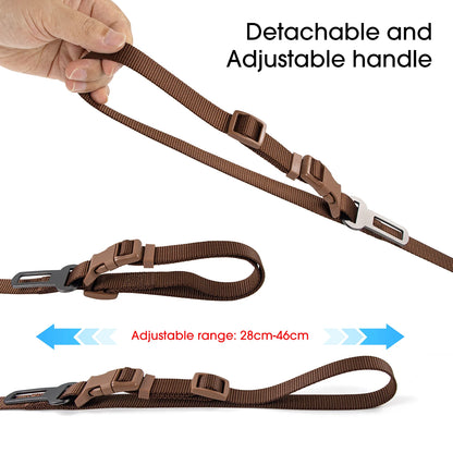 🐾 Adjustable Dog Car Seat Belt & Multi-Purpose Leash