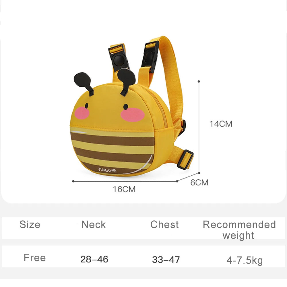 🐾 Cute Animal Dog Harness Backpack with Saddle Bags for Small Dogs