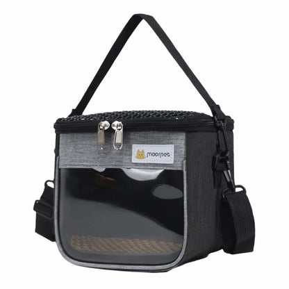 🎒 Portable Clear-View Pet Carrier Bag for Chinchillas & Small Pets