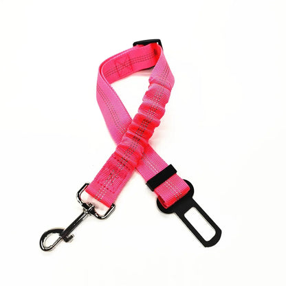🐾 Adjustable Pet Car Seat Belt with Safety Clip for Dogs & Cats