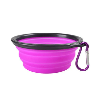 🐾 Collapsible Pet Food & Water Bowl for Dogs & Cats