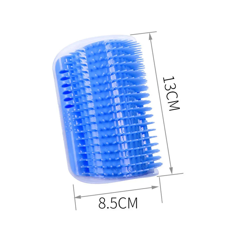 🐱 Corner-Mounted Cat Self-Grooming & Massage Brush