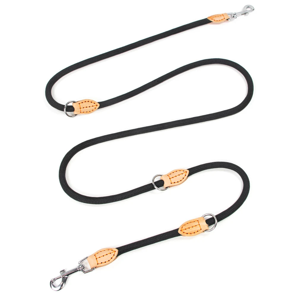 🐾 Multifunctional Hands-Free Dual Dog Leash – 2.1M