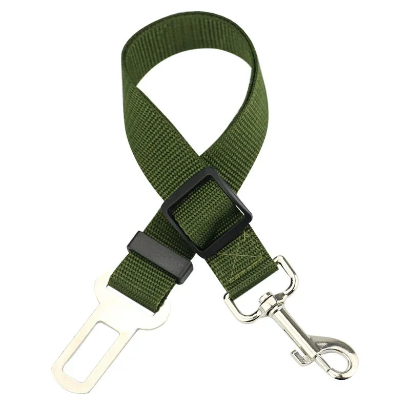 🐾 Adjustable Pet Car Seat Belt with Safety Clip for Dogs & Cats