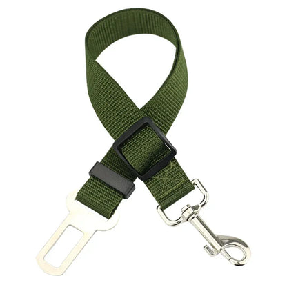 🐾 Adjustable Pet Car Seat Belt with Safety Clip for Dogs & Cats