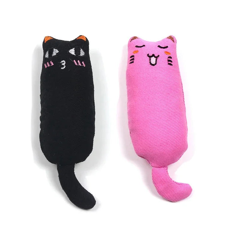 🐱 Cute Catnip Plush Toy with Crinkle Sound for Cats & Kittens