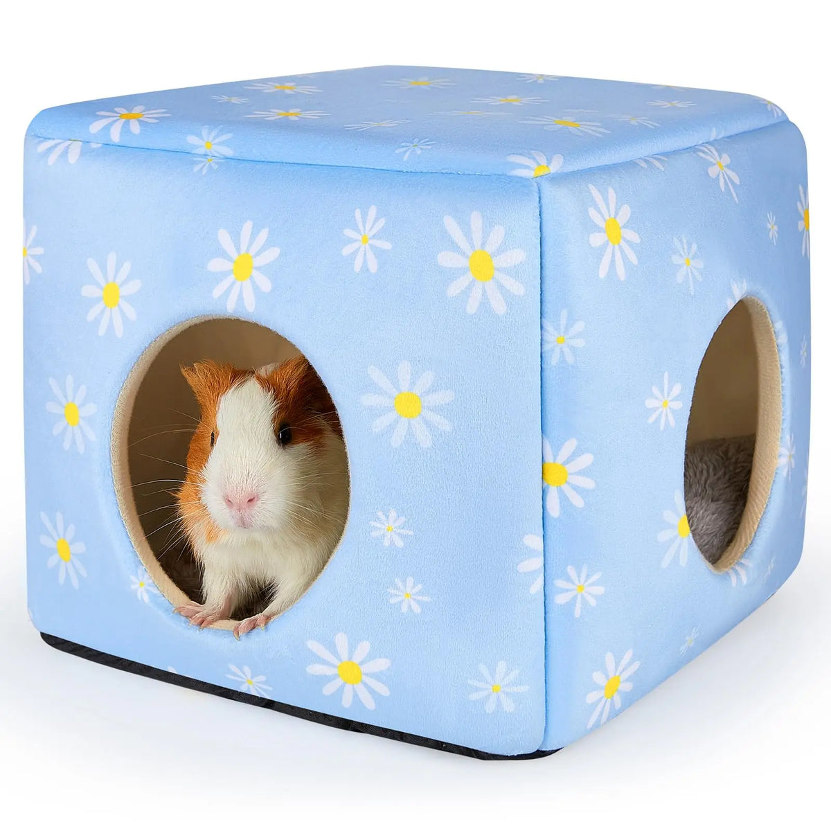 🐹Guinea Pig Hideout Washable Guinea Pigs Hiding House Habitats Cozy Bunny Rabbit Bed for Small Pet Hamster Chinchilla Accessories