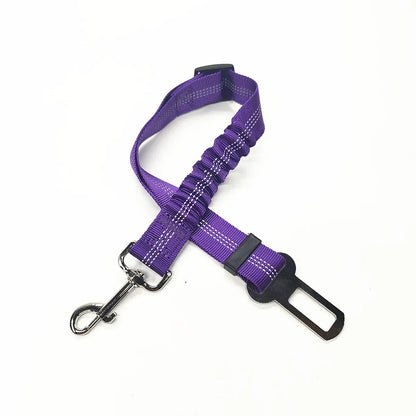 🐾 Adjustable Pet Car Seat Belt with Safety Clip for Dogs & Cats
