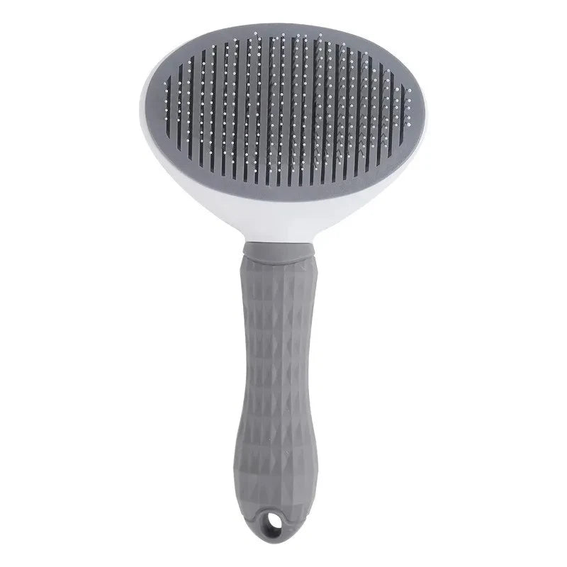 ✂️ Self-Cleaning Pet Hair Remover & Grooming Brush for Dogs & Cats