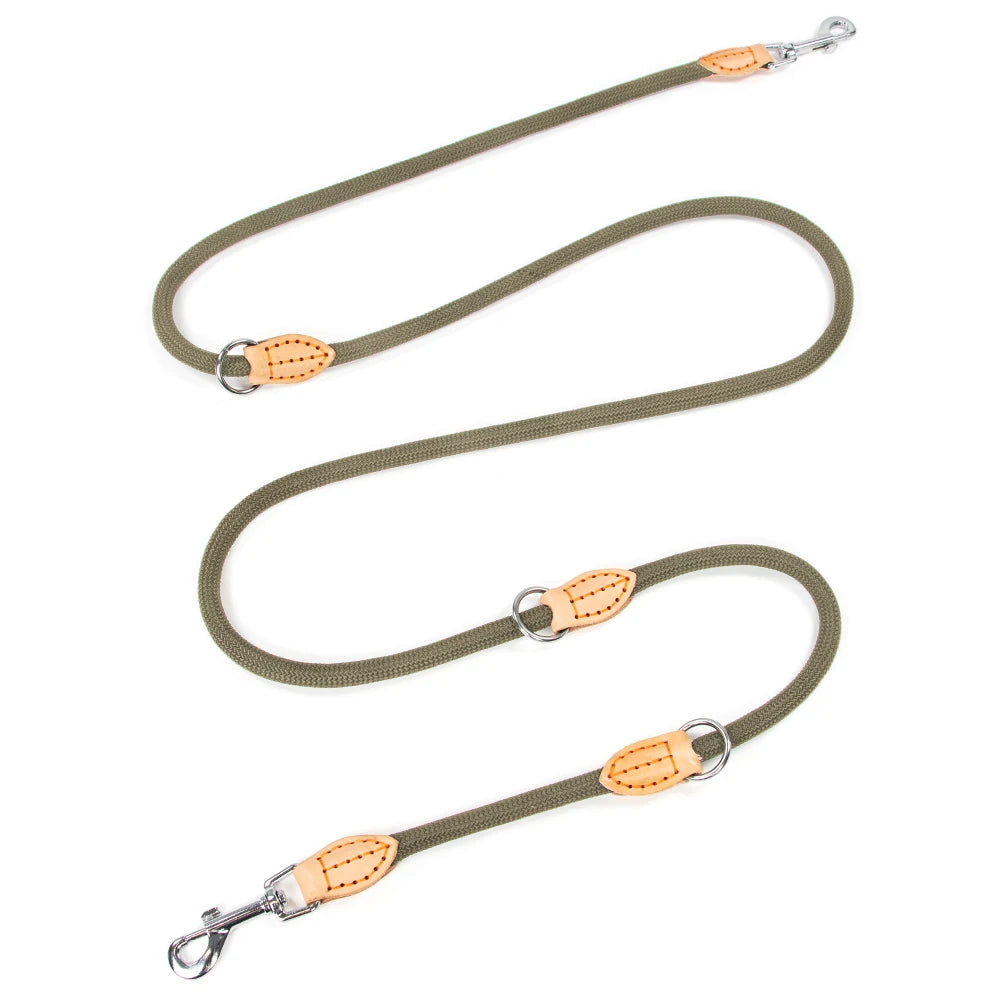🐾 Multifunctional Hands-Free Dual Dog Leash – 2.1M