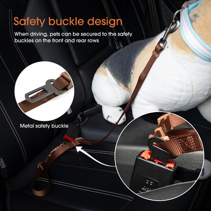 🐾 Adjustable Dog Car Seat Belt & Multi-Purpose Leash