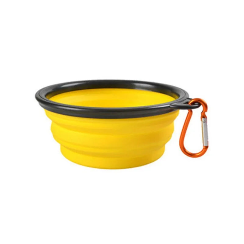 🐾 Collapsible Pet Food & Water Bowl for Dogs & Cats