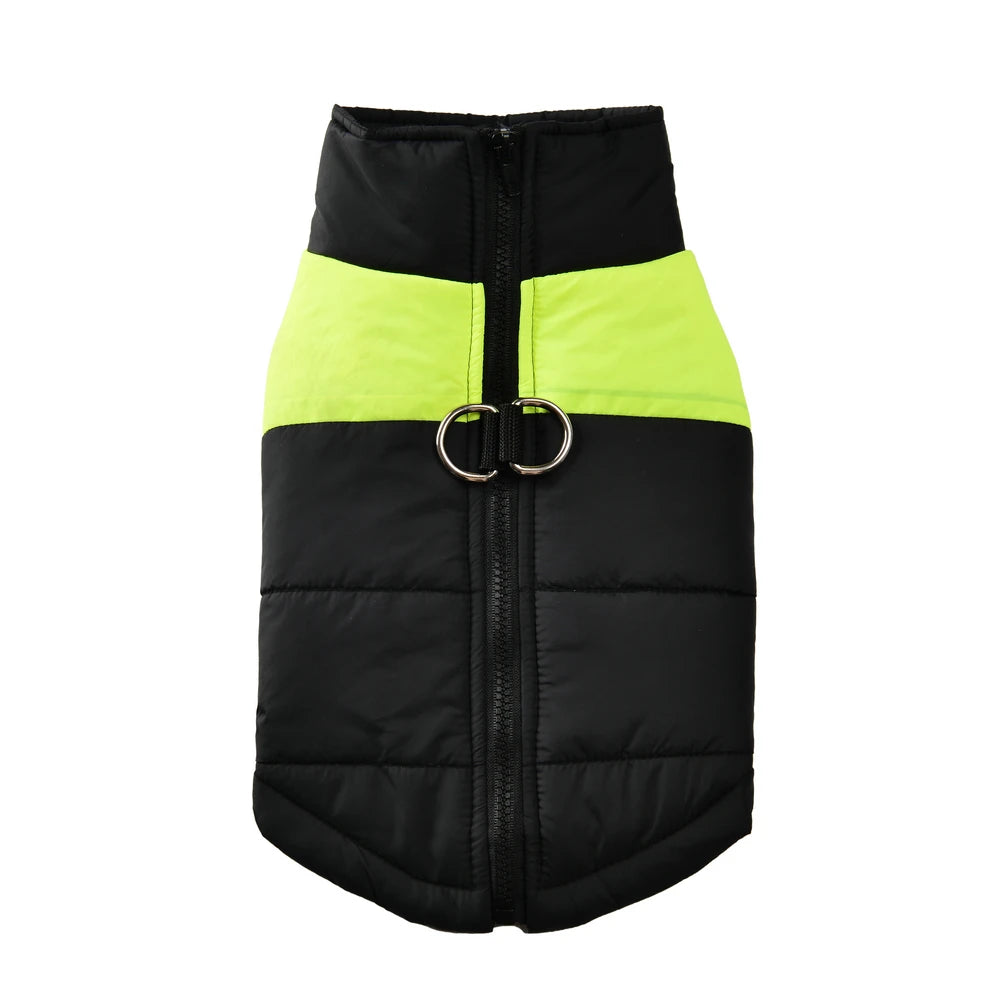 🧵 Warm Windproof & Waterproof Dog Jacket with D-Ring for Small & Large Dogs XS ~ 6XL