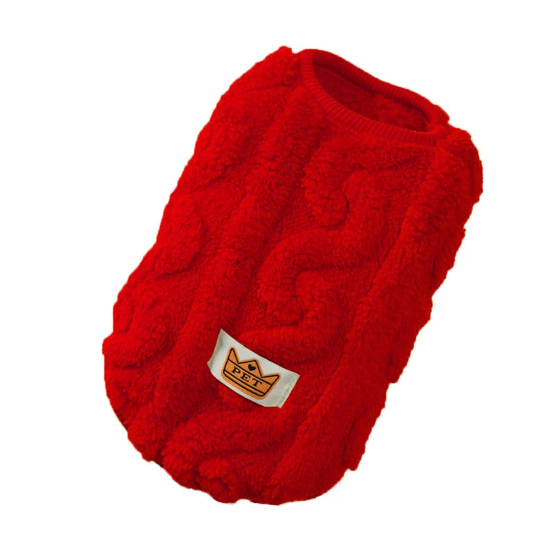 🧵 Soft Warm Fleece Sweatshirt for Cats & Small Dogs