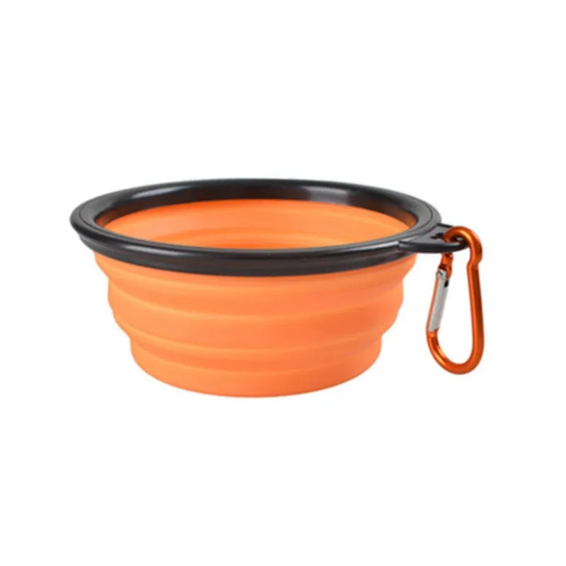 🐾 Collapsible Pet Food & Water Bowl for Dogs & Cats