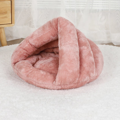 🏠SURLYPETS Warm Washable Plush Dog Bed for Small, Medium & Large Dogs & Cats