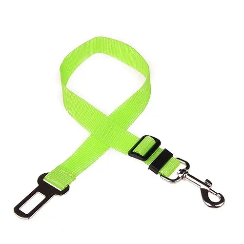 🐾 Adjustable Pet Car Seat Belt with Safety Clip for Dogs & Cats