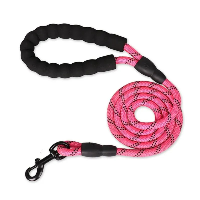 🐾 Reflective Heavy-Duty Dog Leash with Padded Handle for Strong Dogs