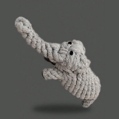 🐾 Handwoven Cotton Rope Knot Chew Toy for Small & Medium Dogs