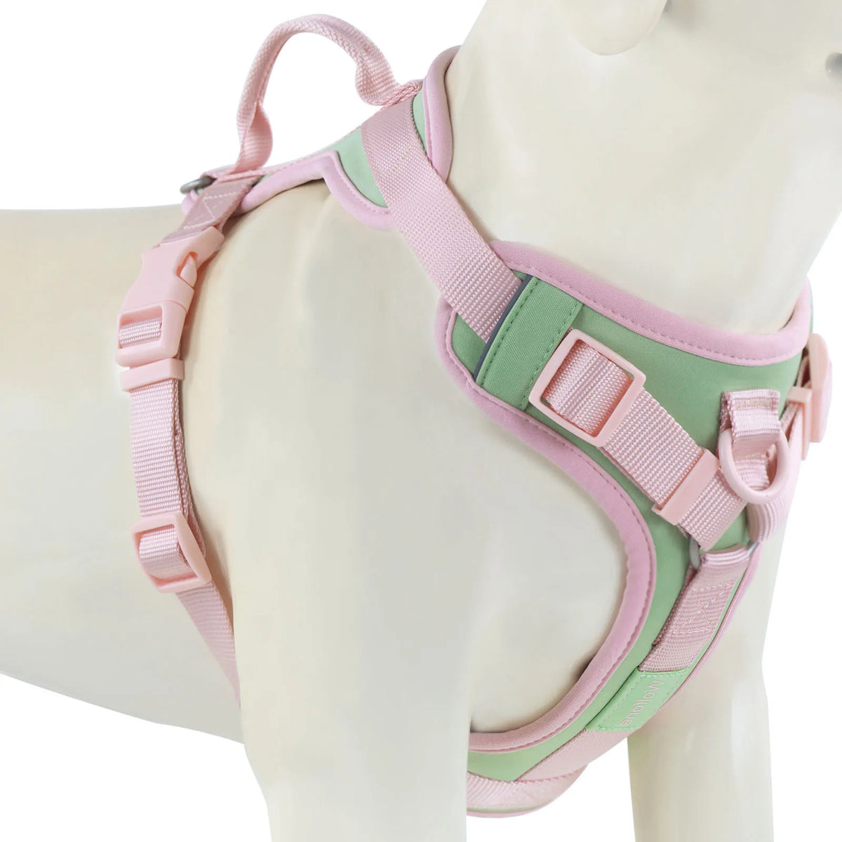 🐾 Luxury Chocolate No-Pull Adjustable Dog Harness for Small & Large Dogs