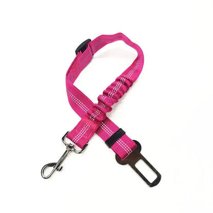 🐾 Adjustable Pet Car Seat Belt with Safety Clip for Dogs & Cats