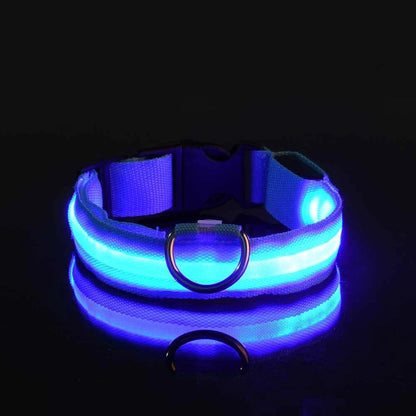 🐾 LED Glow-in-the-Dark Nylon Pet Leash for Dogs