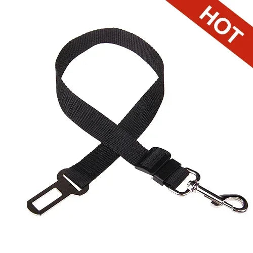 🐾 Adjustable Pet Car Seat Belt with Safety Clip for Dogs & Cats