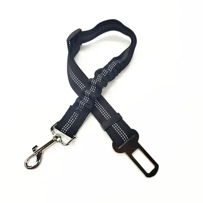 🐾 Adjustable Pet Car Seat Belt with Safety Clip for Dogs & Cats