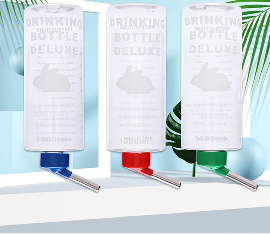 🐹 1000ml Hanging Water Bottle Dispenser for Rabbits & Small Pets