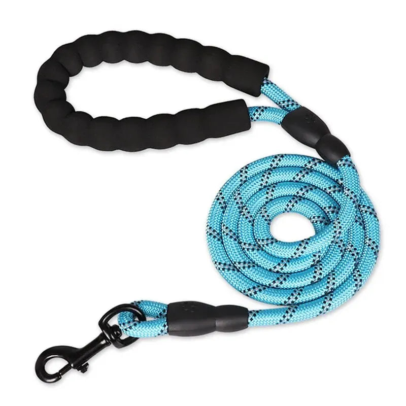 🐾 Reflective Heavy-Duty Dog Leash with Padded Handle for Strong Dogs