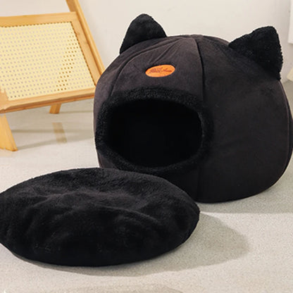 🏠Cozy Deep Sleep Cave Bed for Cats & Small Dogs