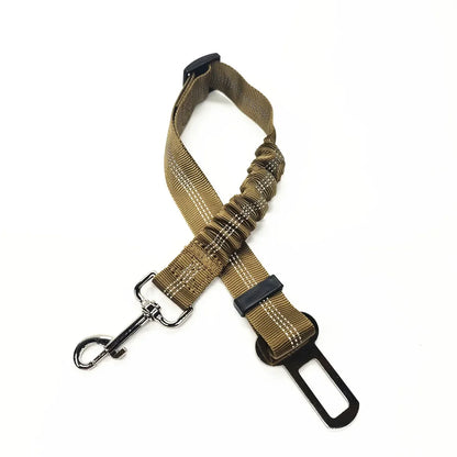 🐾 Adjustable Pet Car Seat Belt with Safety Clip for Dogs & Cats