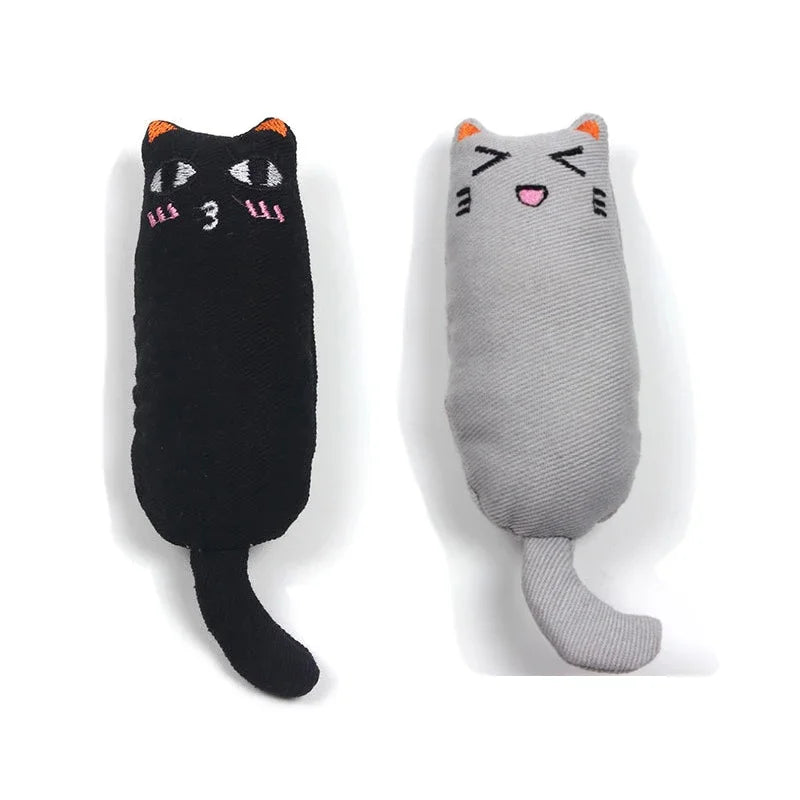 🐱 Cute Catnip Plush Toy with Crinkle Sound for Cats & Kittens