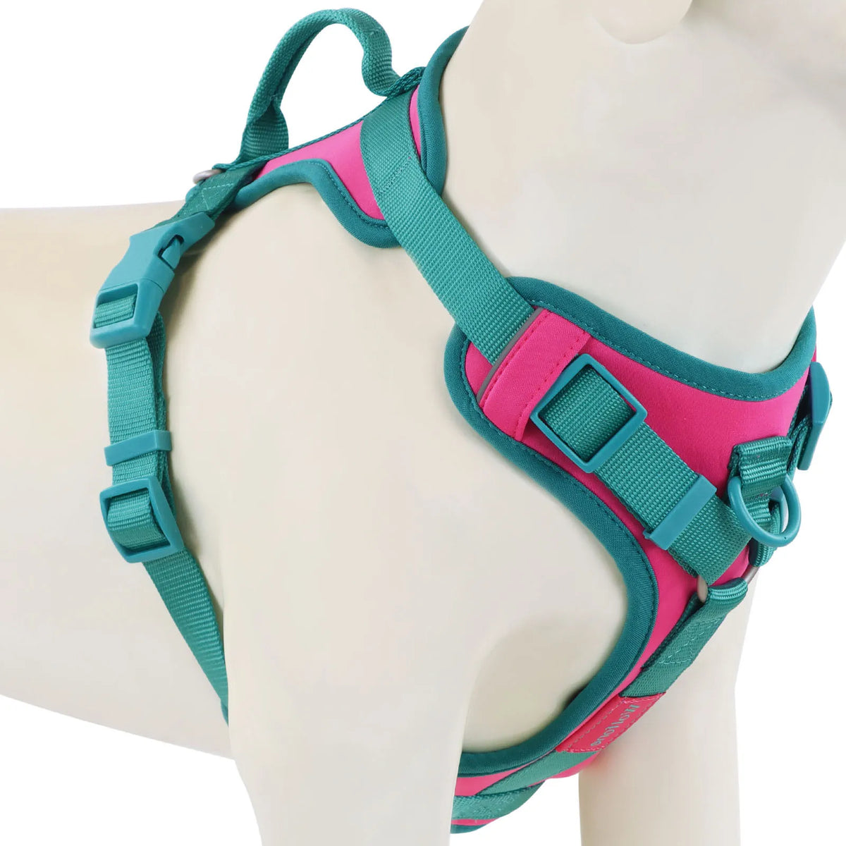 🐾 Luxury Chocolate No-Pull Adjustable Dog Harness for Small & Large Dogs