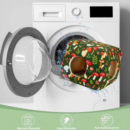 🐹Guinea Pig Hideout Washable Guinea Pigs Hiding House Habitats Cozy Bunny Rabbit Bed for Small Pet Hamster Chinchilla Accessories