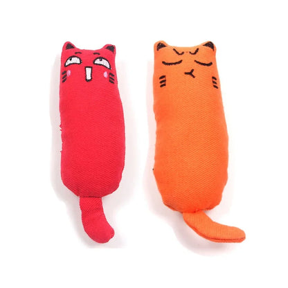 🐱 Cute Catnip Plush Toy with Crinkle Sound for Cats & Kittens