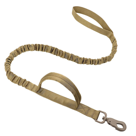 🐾 Military Tactical Dog Leash with Dual Handles