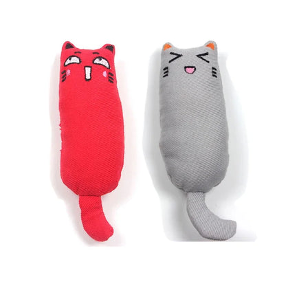 🐱 Cute Catnip Plush Toy with Crinkle Sound for Cats & Kittens