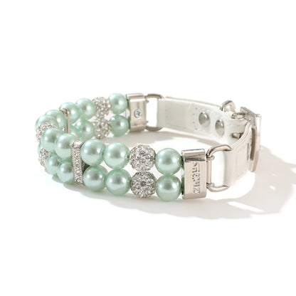 🐾Elegant Pearl & Rhinestone Pet Collar for Dogs & Cats